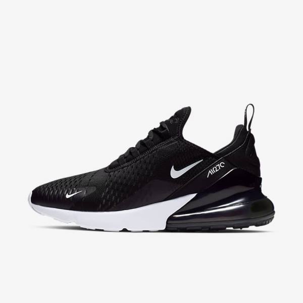 Nike Air Max 270 Muške Tenisice Crne Bijele Crvene Tamno Sive | NK194LCF