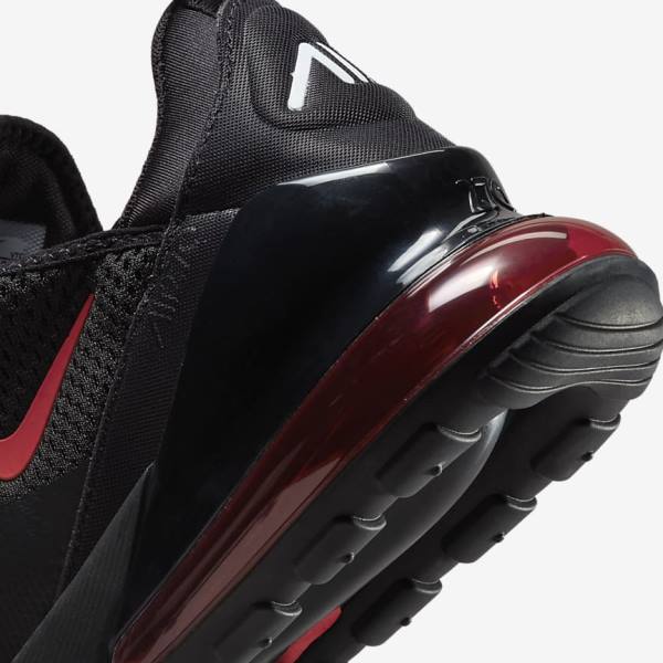 Nike Air Max 270 Muške Tenisice Crne Bijele Crvene | NK478SQP