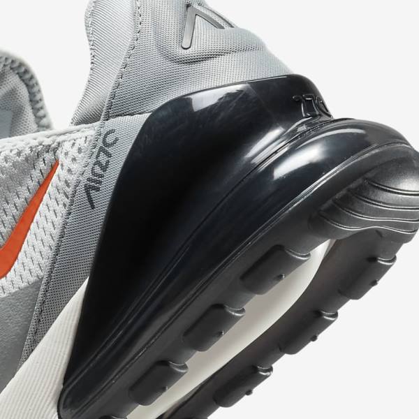 Nike Air Max 270 Muške Tenisice Sive Narančaste | NK139HKR