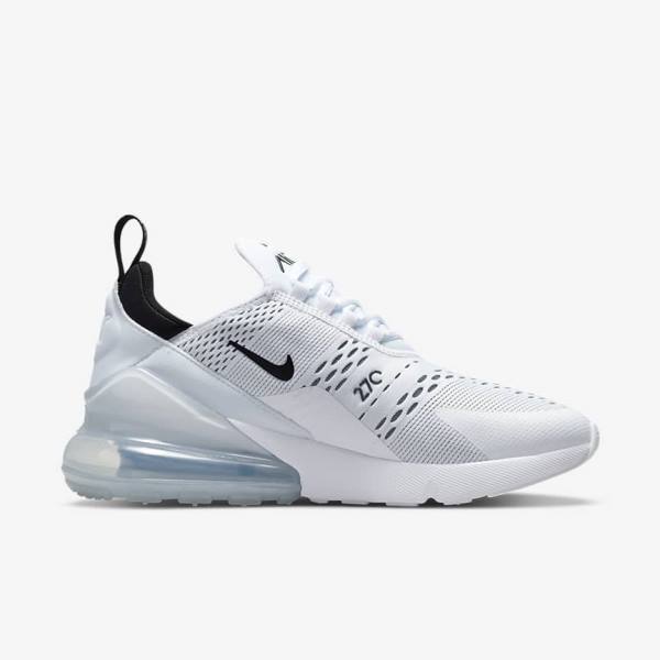 Nike Air Max 270 Ženske Tenisice Bijele Crne | NK973ENS