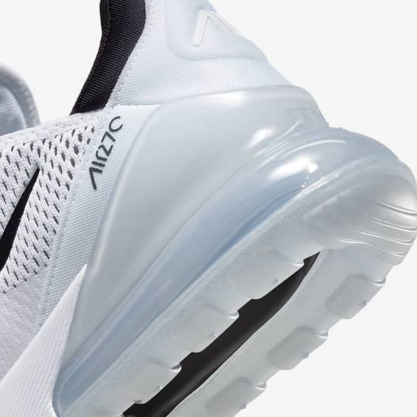 Nike Air Max 270 Ženske Tenisice Bijele Crne | NK973ENS