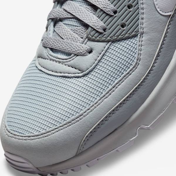 Nike Air Max 90 Muške Tenisice Sive Bijele | NK248XYL