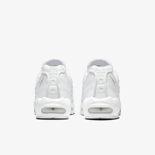 Nike Air Max 95 Essential Muške Tenisice Bijele Sive Bijele | NK420LXE