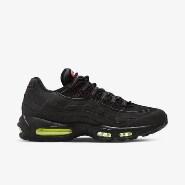 Nike Air Max 95 Muške Tenisice Crne Plave Svijetlo Crvene | NK157LYB