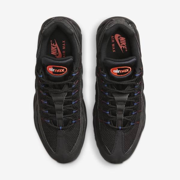 Nike Air Max 95 Muške Tenisice Crne Plave Svijetlo Crvene | NK157LYB