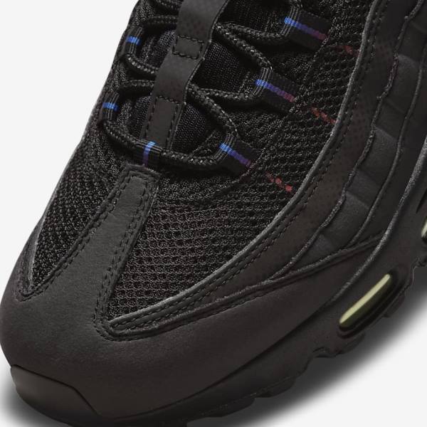 Nike Air Max 95 Muške Tenisice Crne Plave Svijetlo Crvene | NK157LYB