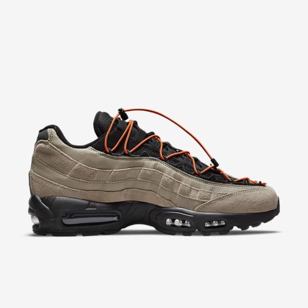 Nike Air Max 95 Muške Tenisice Kaki Boja Narančaste Crne | NK065NWH