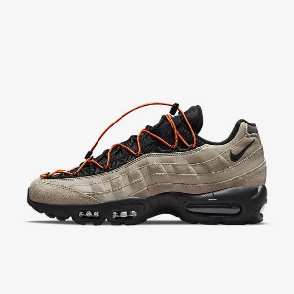 Nike Air Max 95 Muške Tenisice Kaki Boja Narančaste Crne | NK065NWH