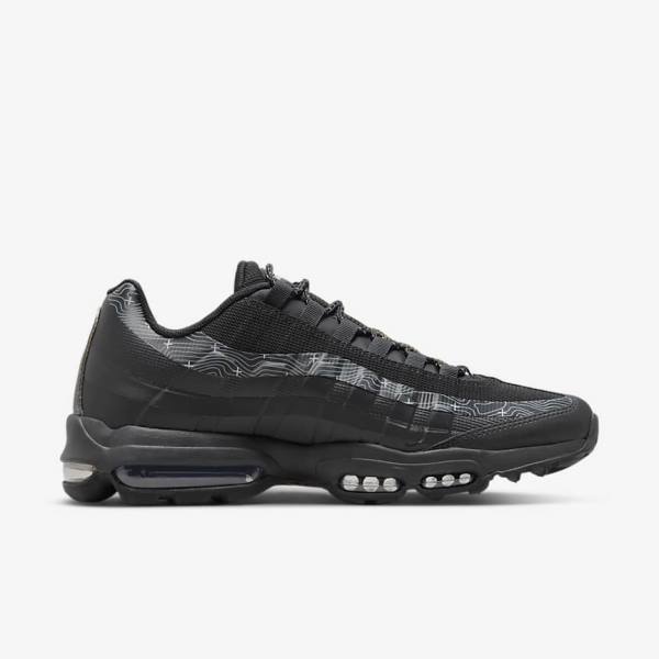 Nike Air Max 95 UL Muške Tenisice Crne Sive Bijele Sive | NK970ZIU