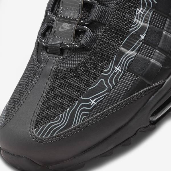 Nike Air Max 95 UL Muške Tenisice Crne Sive Bijele Sive | NK970ZIU