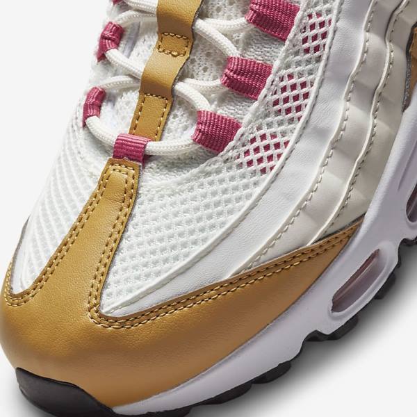 Nike Air Max 95 Ženske Tenisice Bijele Smeđe Zelene | NK493VDR