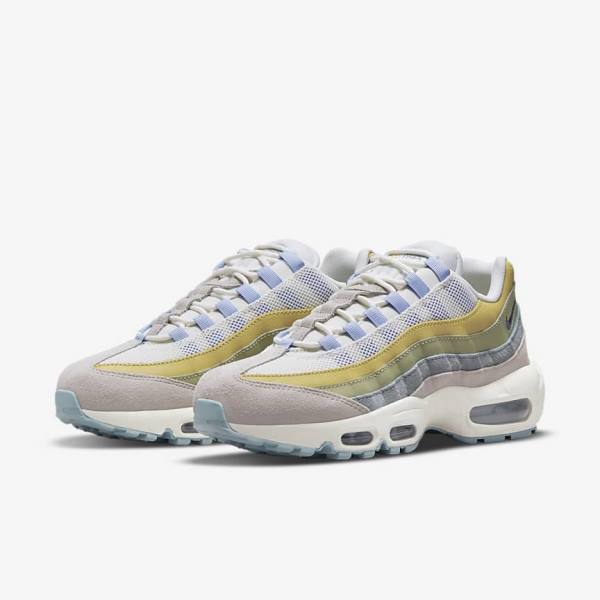 Nike Air Max 95 Ženske Tenisice Svijetlo Plave Maslinasto Zelene | NK973THF