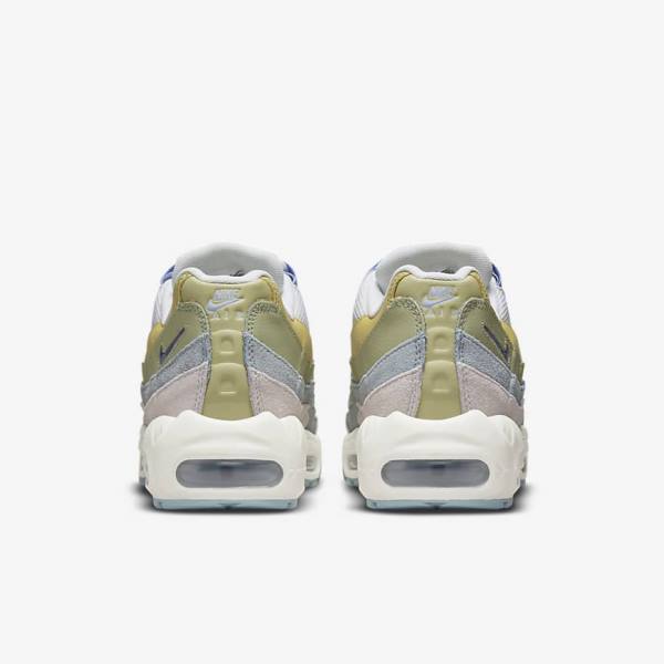 Nike Air Max 95 Ženske Tenisice Svijetlo Plave Maslinasto Zelene | NK973THF