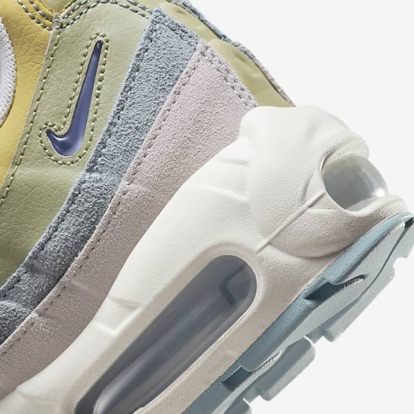 Nike Air Max 95 Ženske Tenisice Svijetlo Plave Maslinasto Zelene | NK973THF