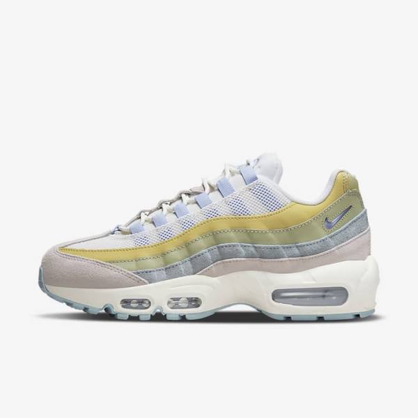 Nike Air Max 95 Ženske Tenisice Svijetlo Plave Maslinasto Zelene | NK973THF