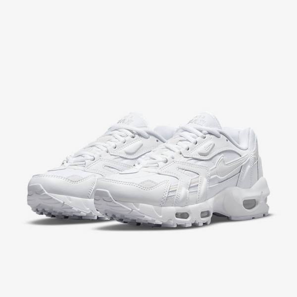 Nike Air Max 96 2 Ženske Tenisice Bijele Platine Metalne Srebrne Bijele | NK837AKQ