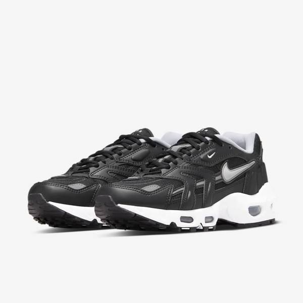 Nike Air Max 96 2 Ženske Tenisice Crne Metalne Srebrne Bijele | NK164UYR