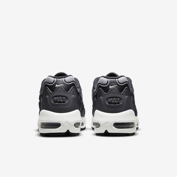 Nike Air Max 96 II Muške Tenisice Sive Tamno Sive Bijele Crne | NK672BUX