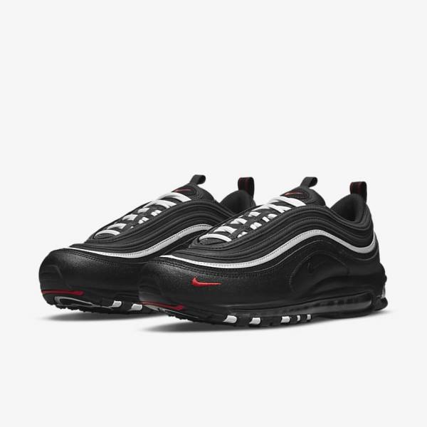 Nike Air Max 97 Muške Tenisice Crne Crvene Bijele | NK351TKV