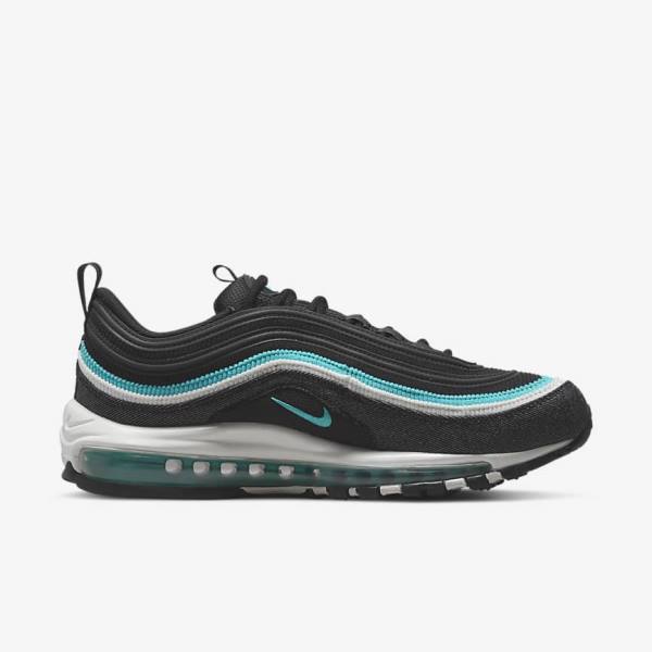 Nike Air Max 97 SE Muške Tenisice Crne Bijele Tirkizne | NK857QZX