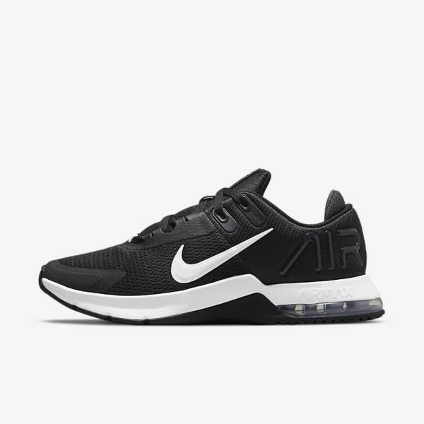 Nike Air Max Alpha Trainer 4 Muške Tenisice Za Trening Crne Tamno Sive Bijele | NK301GNH