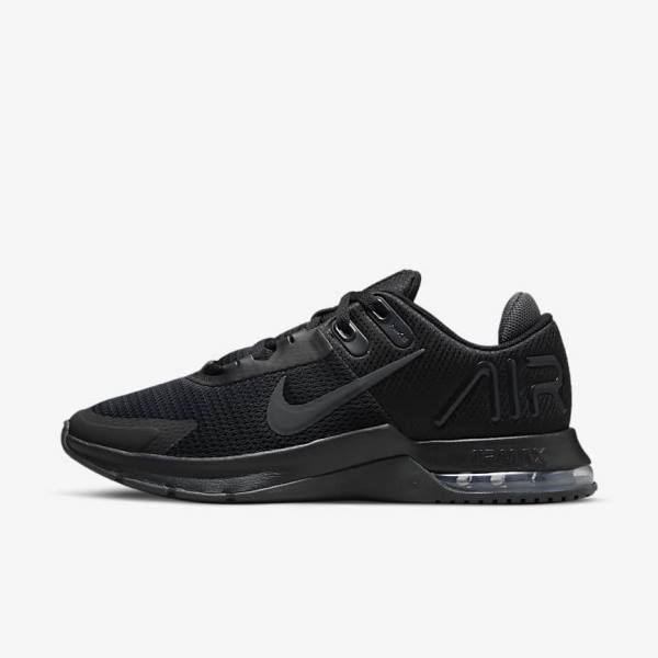 Nike Air Max Alpha Trainer 4 Muške Tenisice Za Trening Crne Tamno Sive | NK827UDB