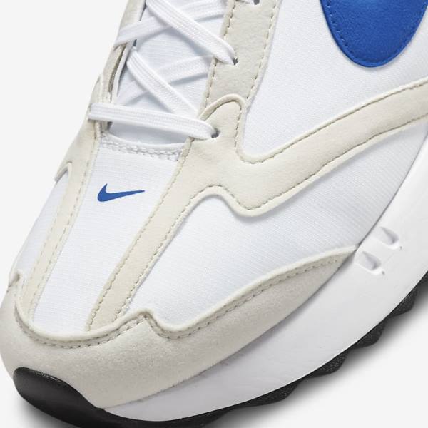 Nike Air Max Dawn Muške Tenisice Bijele Svijetlo Bež Crne Kraljevska Plava | NK257TBP