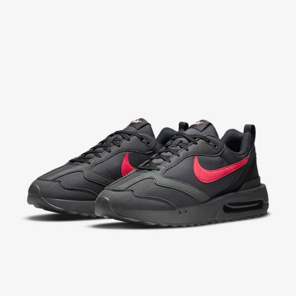 Nike Air Max Dawn Muške Tenisice Crne Bijele Crvene | NK382TFK