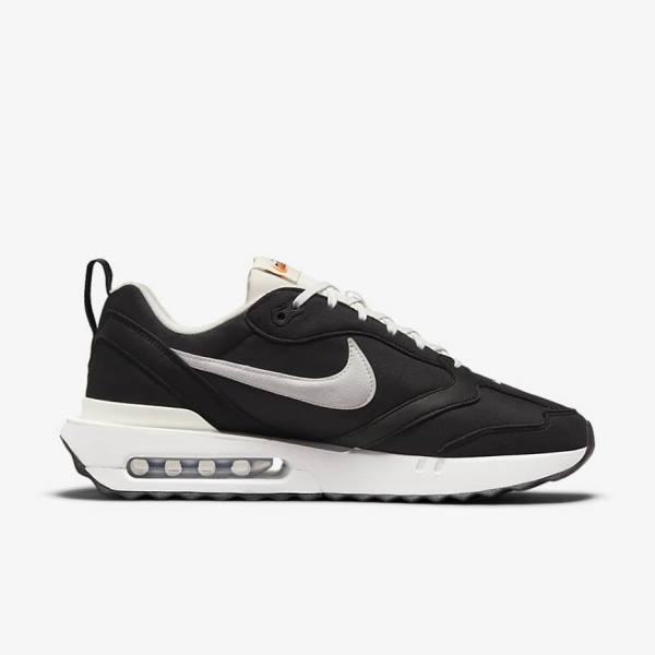 Nike Air Max Dawn Muške Tenisice Crne Metalne Srebrne Narančaste Bijele | NK739WYG