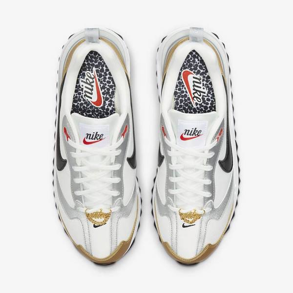 Nike Air Max Dawn SE Ženske Tenisice Bijele Metalne Zlatne Srebrne Crne | NK105DPN