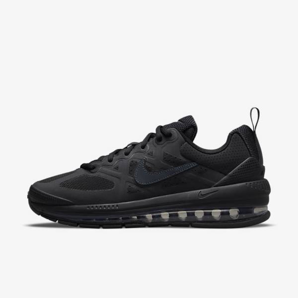 Nike Air Max Genome Muške Tenisice Crne Tamno Sive | NK896RUI