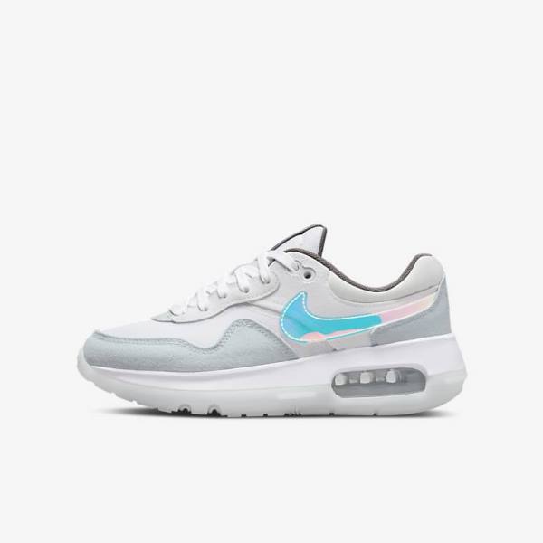 Nike Air Max Motif Older Dječje Tenisice Bijele Plave Sive | NK738HUG