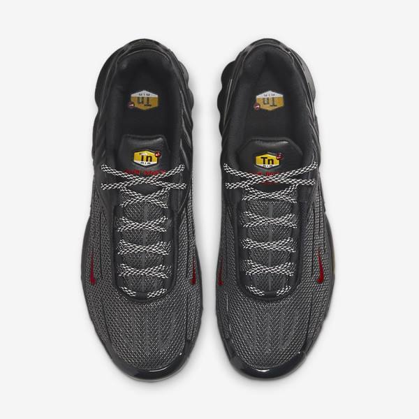 Nike Air Max Plus 3 Muške Tenisice Crne Srebrne Crvene | NK975EXN