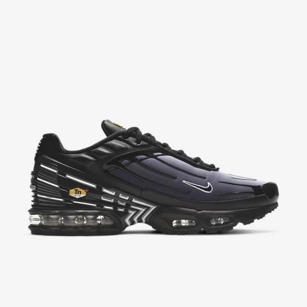 Nike Air Max Plus III Muške Tenisice Crne Bijele | NK756NDL