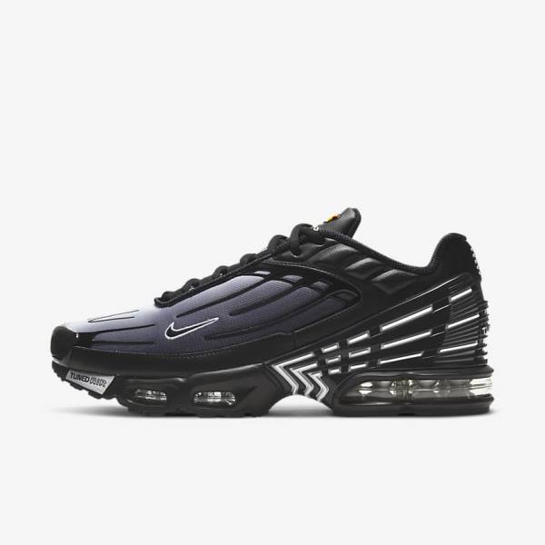 Nike Air Max Plus III Muške Tenisice Crne Bijele | NK756NDL