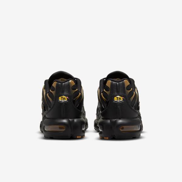 Nike Air Max Plus Muške Tenisice Crne Smeđe Zlatne | NK809EFN