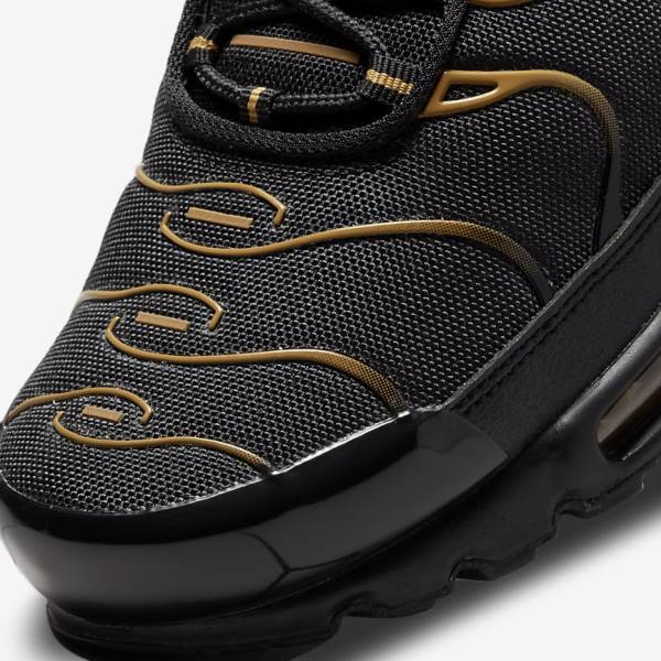 Nike Air Max Plus Muške Tenisice Crne Smeđe Zlatne | NK809EFN