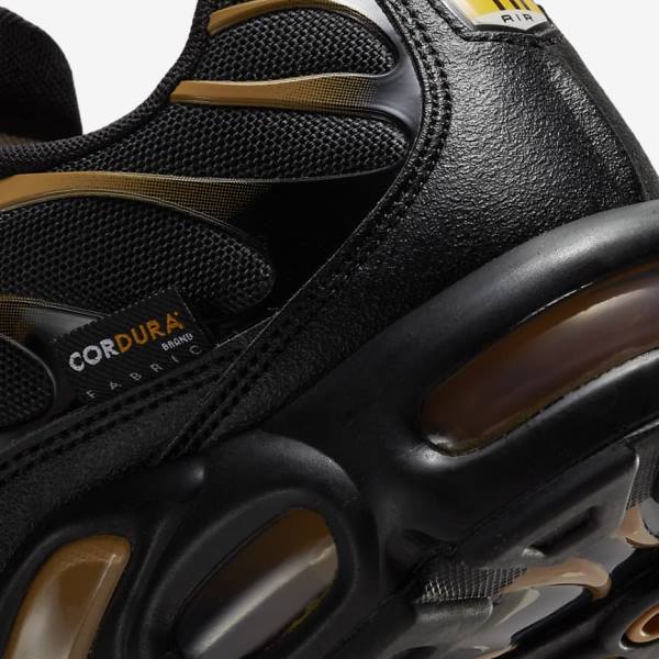 Nike Air Max Plus Muške Tenisice Crne Smeđe Zlatne | NK809EFN