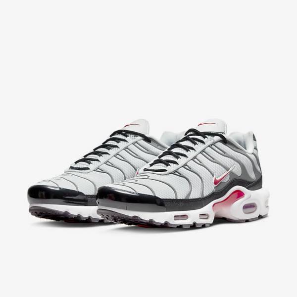 Nike Air Max Plus Muške Tenisice Sive Crne Crvene | NK537VQU