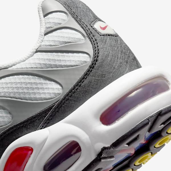 Nike Air Max Plus Muške Tenisice Sive Crne Crvene | NK537VQU