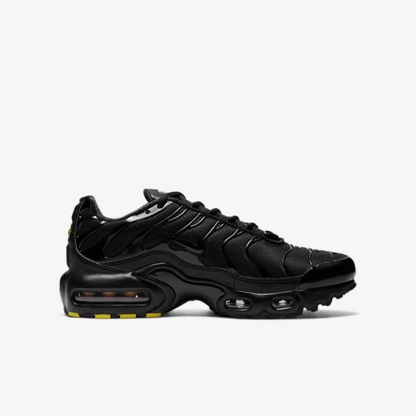 Nike Air Max Plus Older Dječje Tenisice Crne | NK419QBC