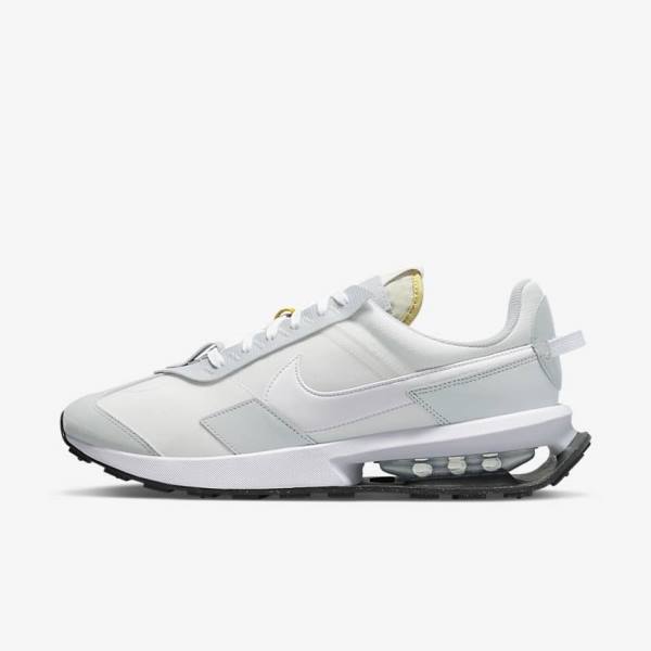 Nike Air Max Pre-Day Muške Tenisice Bijele Platine Sive Bijele | NK943MFN