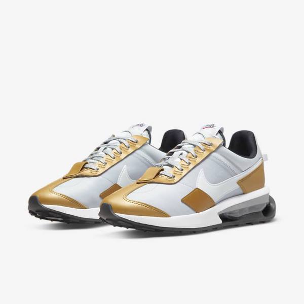 Nike Air Max Pre-Day SE Ženske Tenisice Platine Metalne Zlatne Metalne Srebrne Bijele | NK287WUX