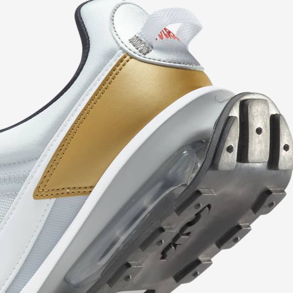 Nike Air Max Pre-Day SE Ženske Tenisice Platine Metalne Zlatne Metalne Srebrne Bijele | NK287WUX