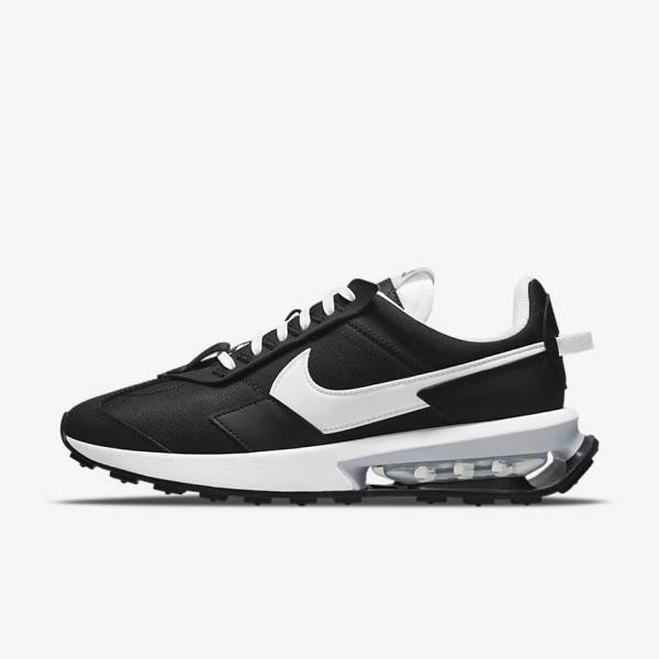 Nike Air Max Pre-Day Ženske Tenisice Crne Metalne Srebrne Bijele | NK539TZH