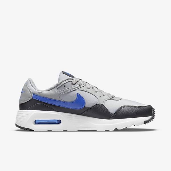 Nike Air Max SC Muške Tenisice Svijetlo Sive Tamno Sive Bijele Kraljevska Plava | NK483OWA