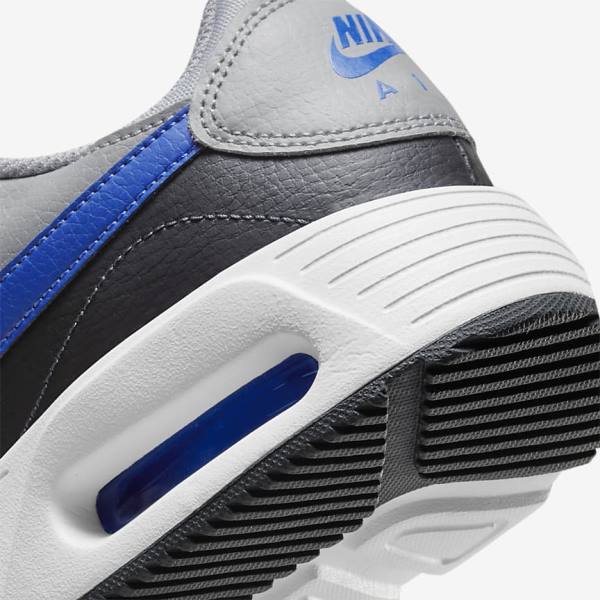 Nike Air Max SC Muške Tenisice Svijetlo Sive Tamno Sive Bijele Kraljevska Plava | NK483OWA