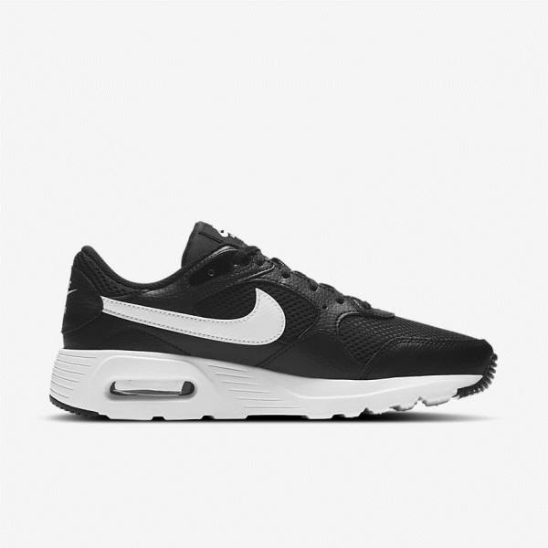 Nike Air Max SC Ženske Tenisice Crne Bijele | NK769ZPM