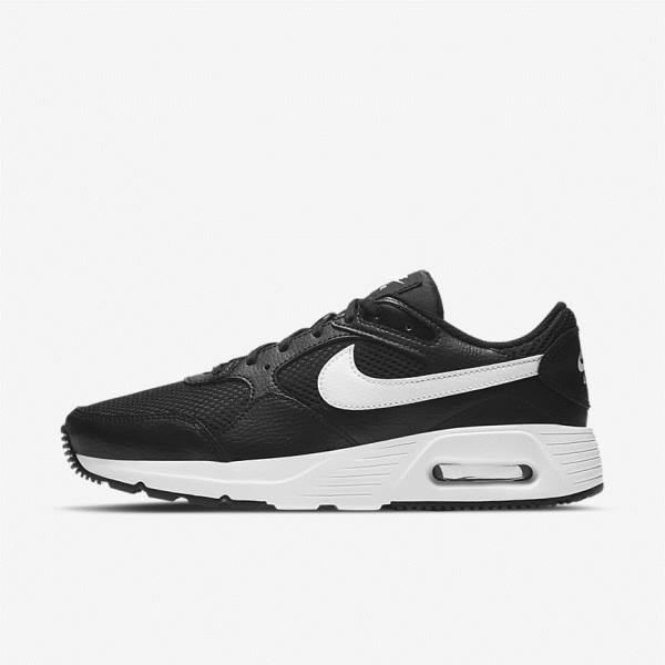 Nike Air Max SC Ženske Tenisice Crne Bijele | NK769ZPM