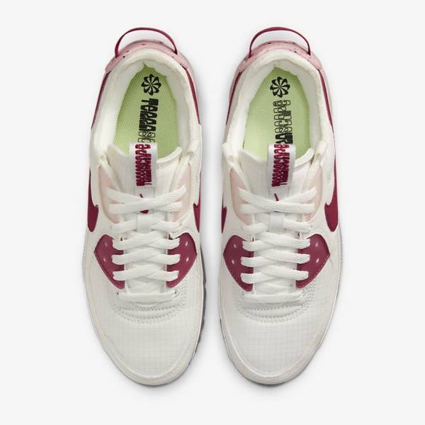 Nike Air Max Terrascape 90 Ženske Tenisice Bijele Roze Bordo | NK826FVD